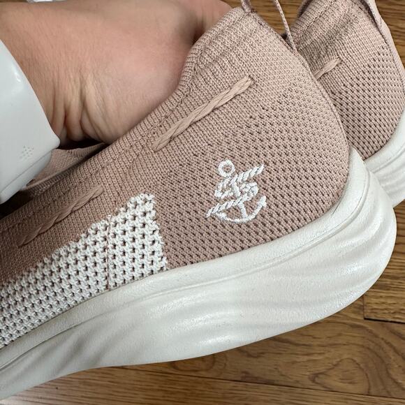 Skechers On-The-Go-Ideal Seas The Day Taupe Natural Boat Shoes - Picture 5 of 8